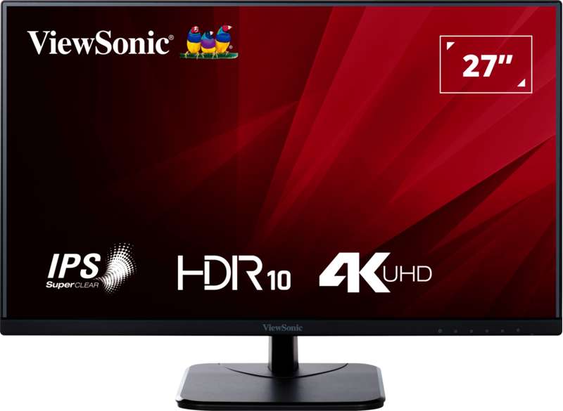 Viewsonic 27" 4K UHD IPS Monitor with HDR10