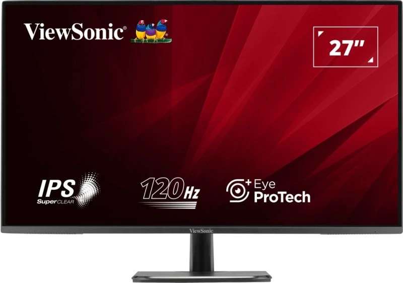 Viewsonic 27" Full HD IPS Monitor with 120Hz Refresh Rate & Built-In Speakers