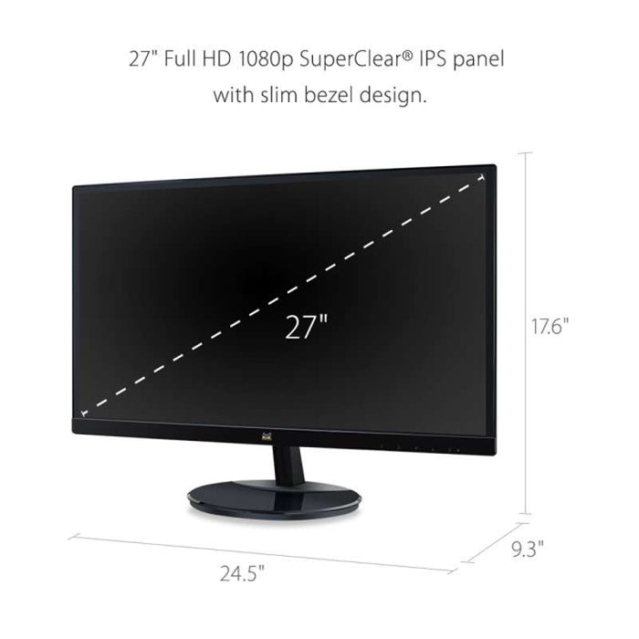 Viewsonic 27" Full HD IPS Monitor with Ultra-Slim Bezel Design