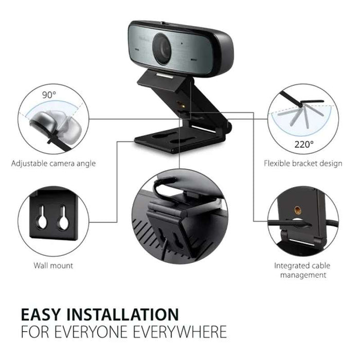 Viewsonic 1080p USB Camera with Stereo Microphone