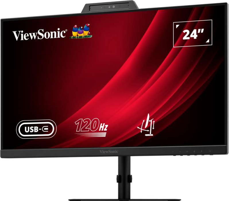Viewsonic 24" Full HD Ergonomic Video Conferencing Monitor with Webcam