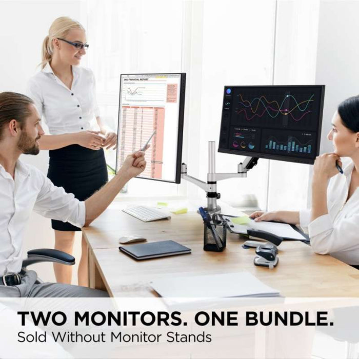 Viewsonic 24" Full HD IPS Dual-Monitor Pack (Head-Only) with USB Hub