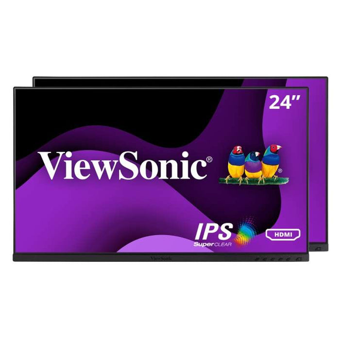 Viewsonic 24" Full HD IPS Dual-Monitor Pack (Head-Only) with USB Hub
