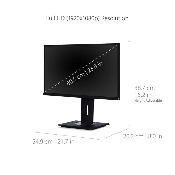 Viewsonic 24" Full HD IPS Monitor with Integrated Privacy Filter