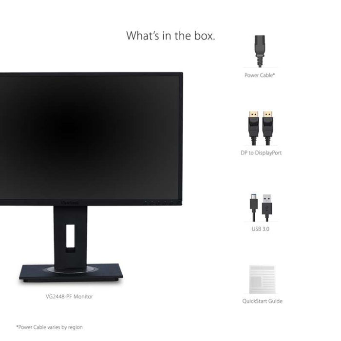 Viewsonic 24" Full HD IPS Monitor with Integrated Privacy Filter