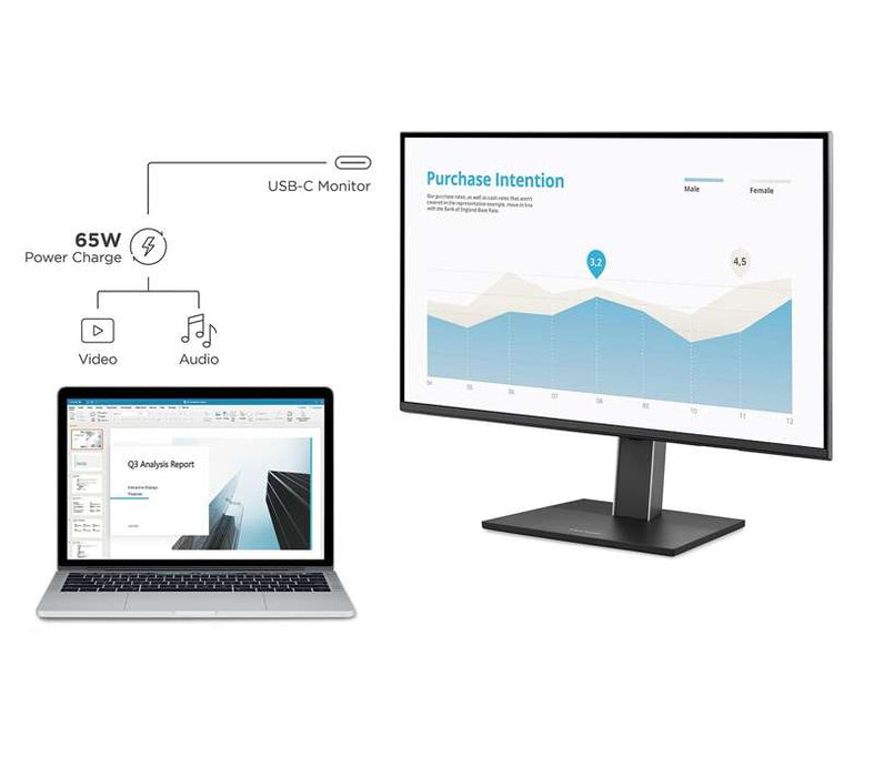 Viewsonic 24" Full HD Ergonomic IPS Monitor with 100Hz Refresh Rate
