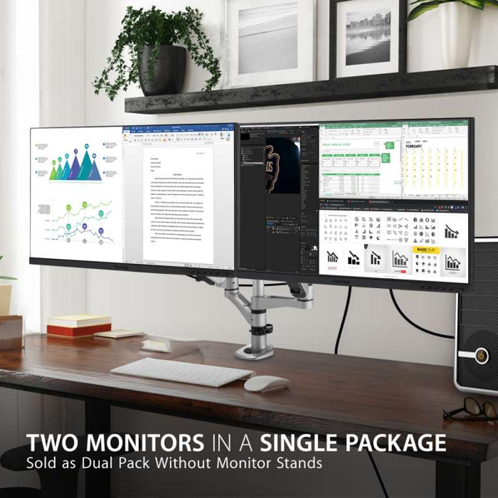 Viewsonic 24" USB-C Business Monitor Dual Pack (VG2455/VG2456A Series)