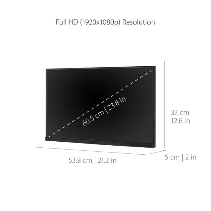 Viewsonic 24" USB-C Business Monitor Dual Pack (VG2455/VG2456A Series)