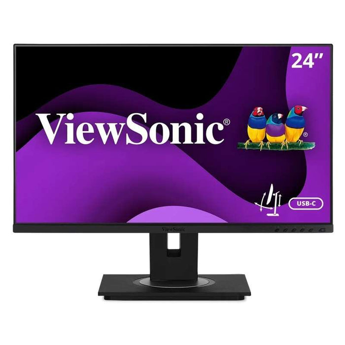 Viewsonic 24" 1080p Ergonomic IPS Docking Monitor with 90W USB-C, RJ45 and Daisy Chain (VG2456a)