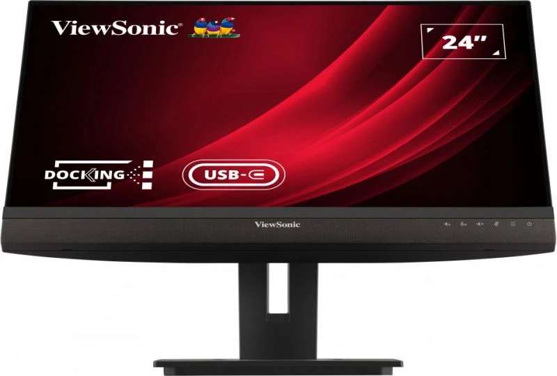 Viewsonic 24" Full HD Webcam Docking Monitor with USB-C and AI Noise Reduction