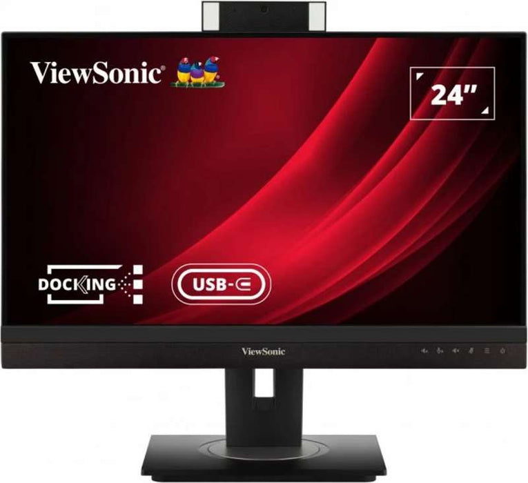 Viewsonic 24" Full HD Webcam Docking Monitor with USB-C and AI Noise Reduction