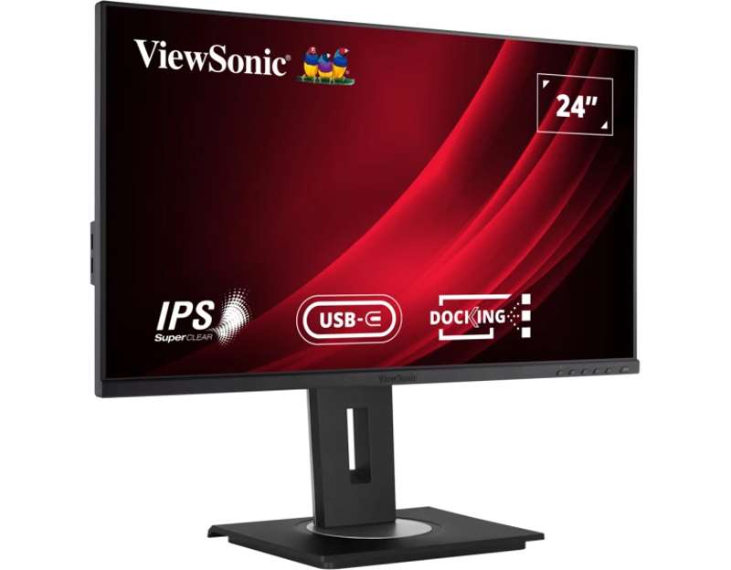Viewsonic 24" Full HD USB-C Docking Monitor with RJ45 Ethernet