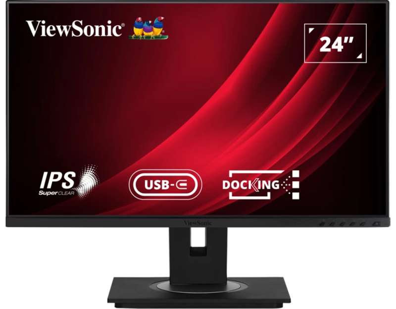 Viewsonic 24" Full HD USB-C Docking Monitor with RJ45 Ethernet