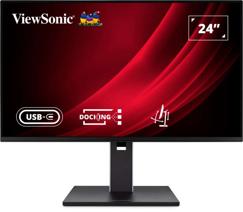 Viewsonic 24" Full HD USB-C Docking Monitor with 100W Power Delivery