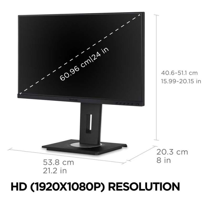 Viewsonic 24" Full HD Ergonomic IPS Business Monitor