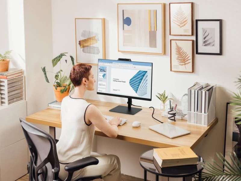 Viewsonic 27" Full HD Video Conferencing Monitor with Windows Hello IR Webcam