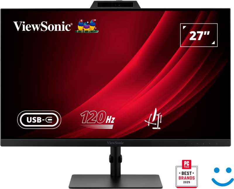 Viewsonic 27" Full HD Video Conferencing Monitor with Windows Hello IR Webcam
