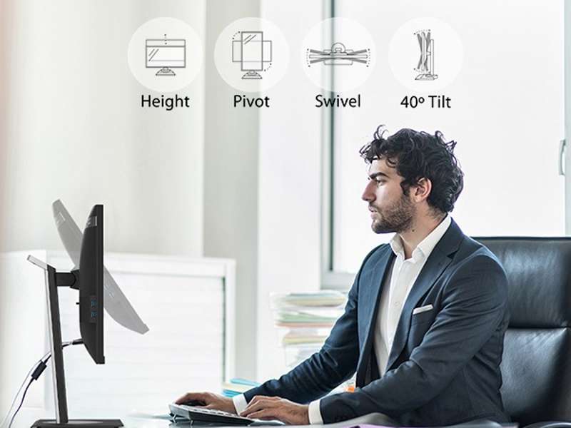 Viewsonic 27" Full HD Ergonomic IPS Business Monitor with USB Hub