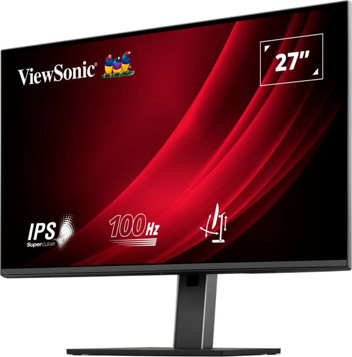 Viewsonic 27" Full HD Ergonomic IPS Monitor with 100Hz Refresh Rate & USB Hub