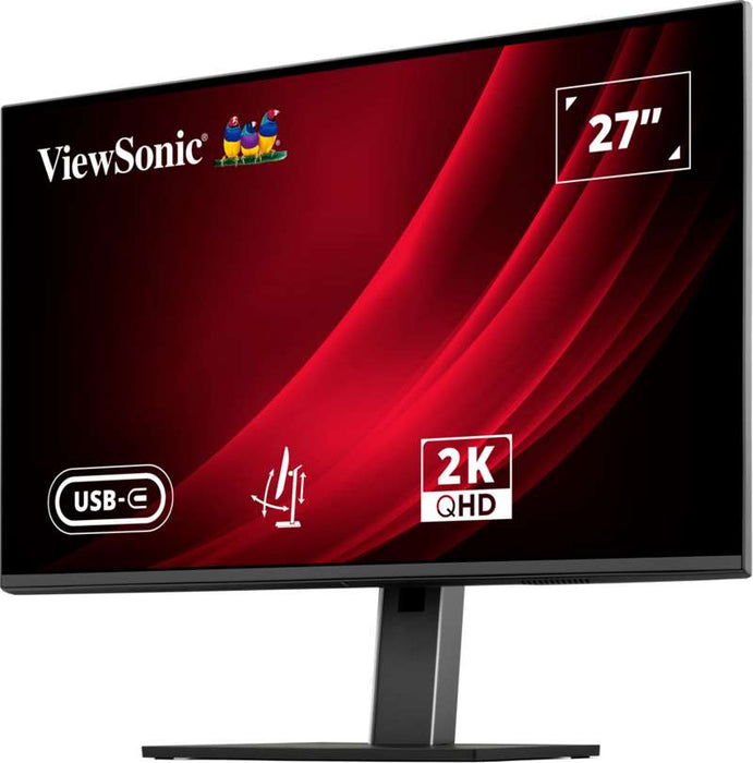 Viewsonic 27" QHD IPS Ergonomic Monitor with 65W USB-C Connectivity