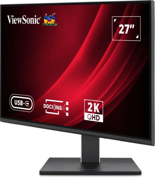 Viewsonic 27" QHD IPS USB-C Docking Monitor with 100W Power Delivery