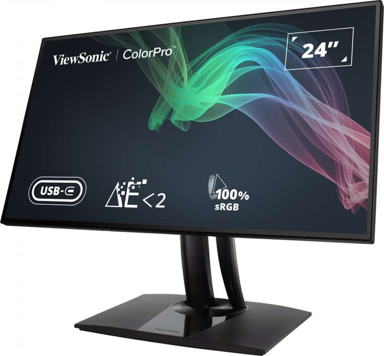 Viewsonic VP2468A 24" Pantone validated  sRGB Monitor with Docking Station Design