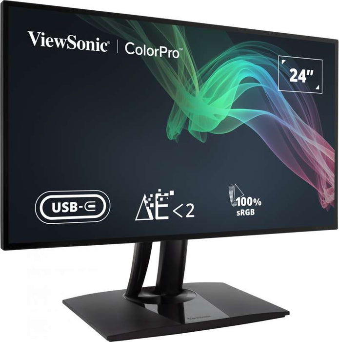 Viewsonic VP2468A 24" Pantone validated  sRGB Monitor with Docking Station Design