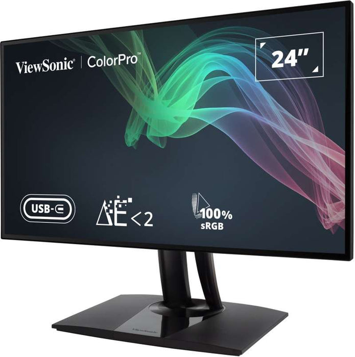 Viewsonic VP2468A 24" Pantone validated  sRGB Monitor with Docking Station Design