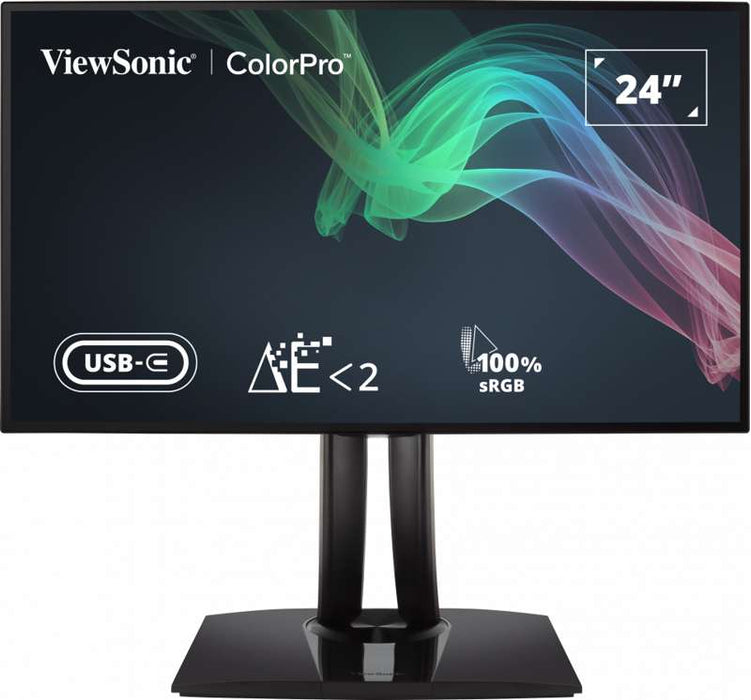 Viewsonic VP2468A 24" Pantone validated  sRGB Monitor with Docking Station Design