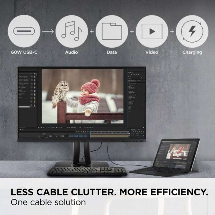 Viewsonic 27" ColorPro 4K UHD Professional Monitor for Surface with USB-C
