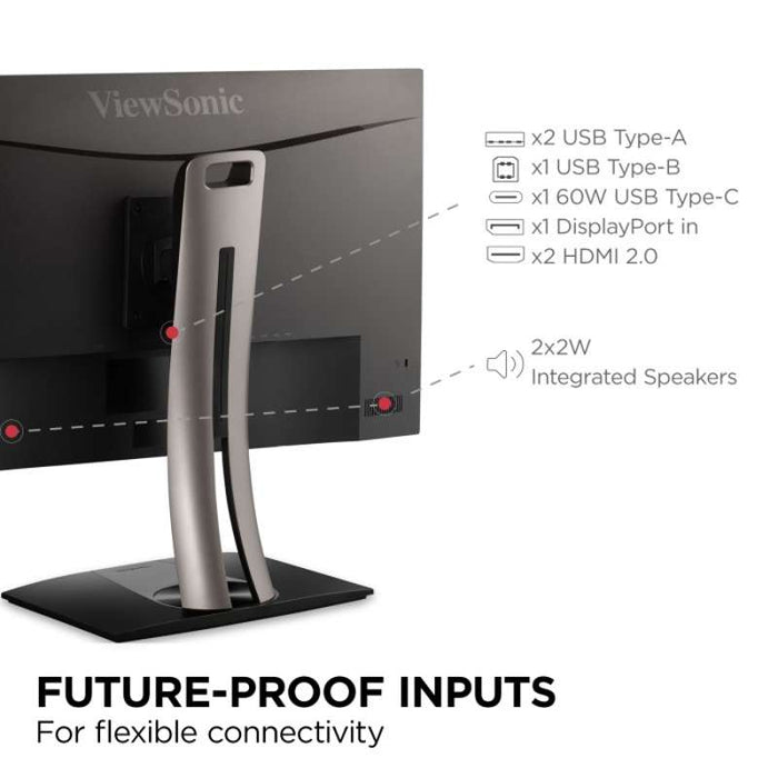 Viewsonic 27" ColorPro 4K UHD Professional Monitor for Surface with USB-C