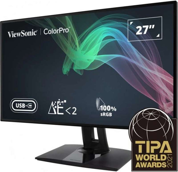Viewsonic 27" ColorPro QHD IPS Professional Monitor with USB-C & sRGB Accuracy