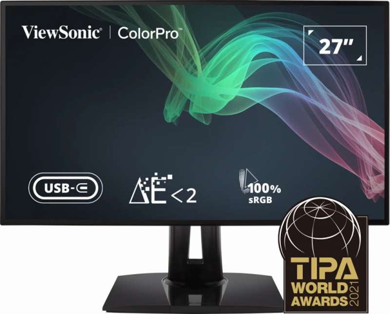 Viewsonic 27" ColorPro QHD IPS Professional Monitor with USB-C & sRGB Accuracy
