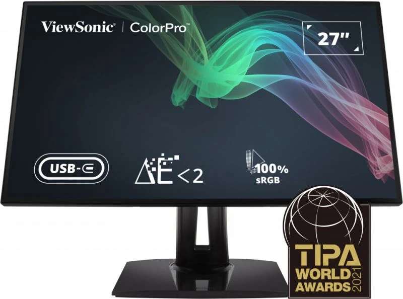Viewsonic 27" ColorPro QHD IPS Professional Monitor with USB-C & sRGB Accuracy