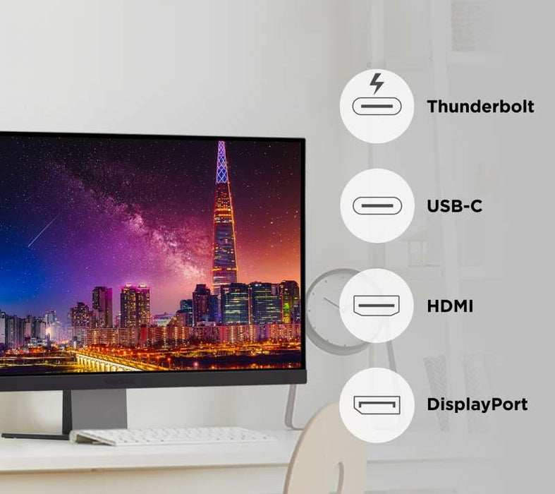 Viewsonic 27" ColorPro 5K Thunderbolt 4 Professional Monitor with DCI-P3 Color