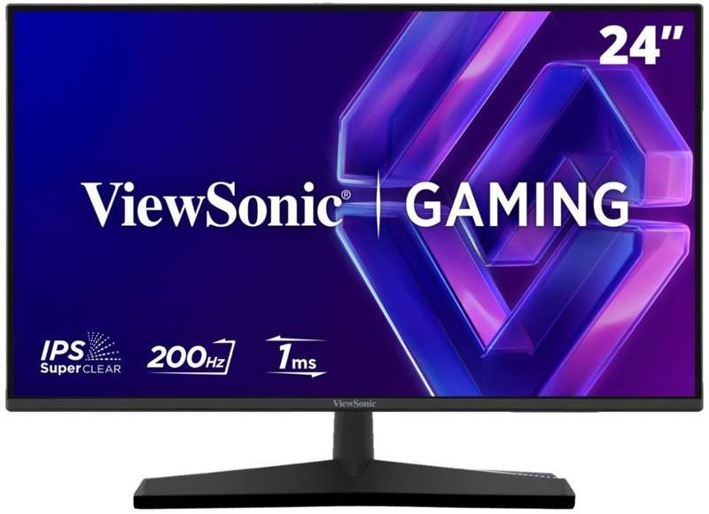 Viewsonic 24" Full HD Gaming Monitor with 200Hz Refresh Rate & FreeSync Premium
