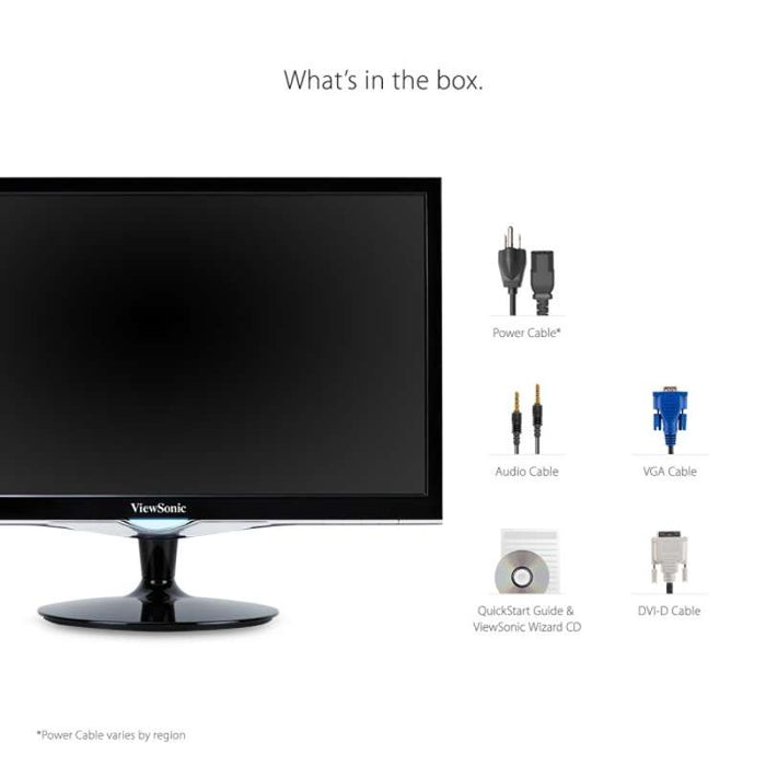 Viewsonic 24" Full HD Multimedia Monitor with Dual HDMI DVI & Built-In Speakers