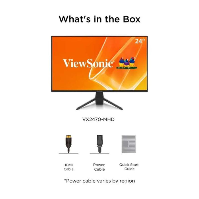 Viewsonic 24" 1080p 1ms 120Hz IPS Monitor with HDMI, DP, and VGA