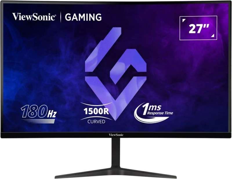 Viewsonic 27" QHD Curved Gaming Monitor with 165Hz Refresh Rate