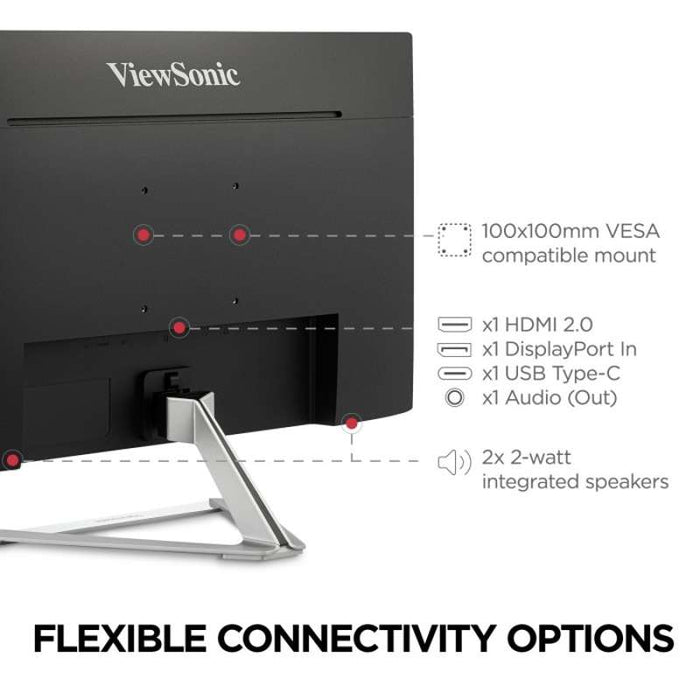 Viewsonic 27" 4K UHD Thin-Bezel IPS Monitor with USB-C