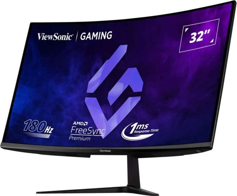Viewsonic 32" OMNI QHD Curved Gaming Monitor with 165Hz Refresh Rate & FreeSync Premium