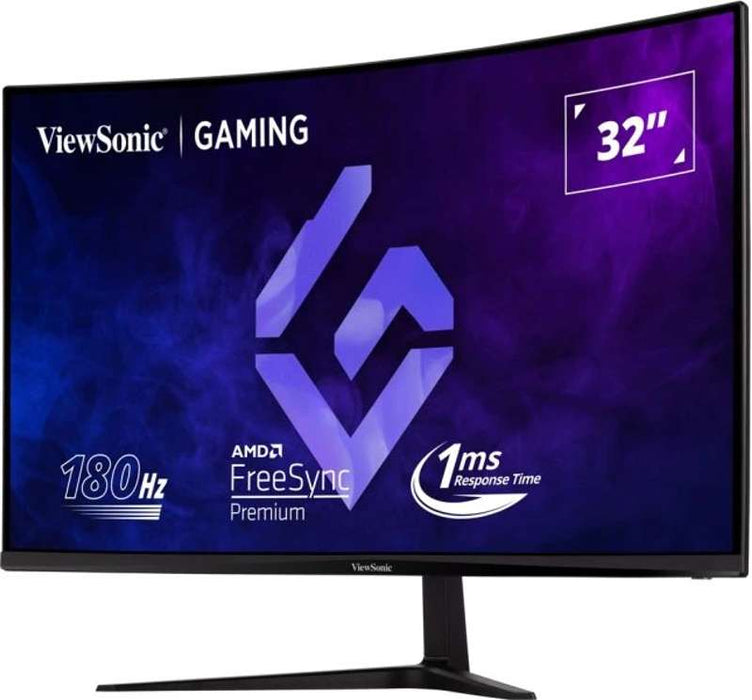 Viewsonic 32" OMNI QHD Curved Gaming Monitor with 165Hz Refresh Rate & FreeSync Premium