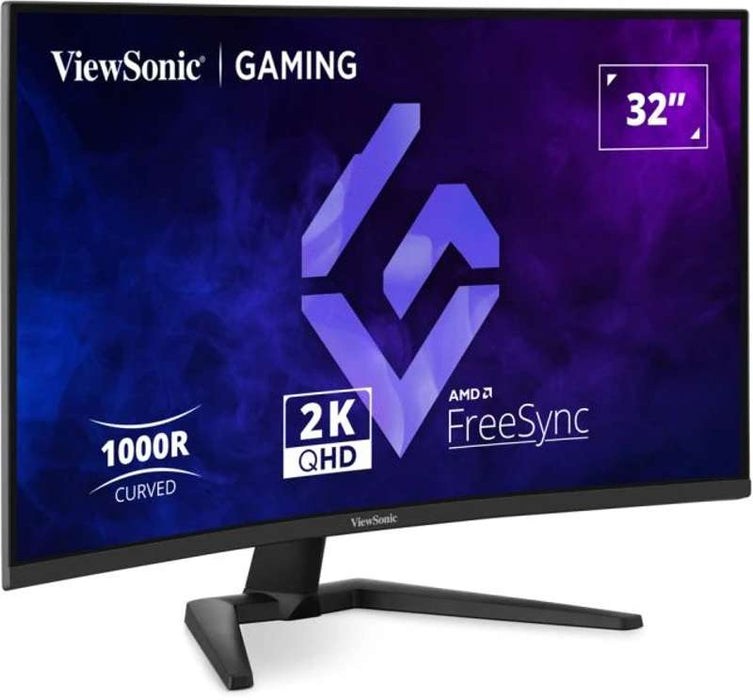 Viewsonic 32" QHD Curved Gaming Monitor with 180Hz Refresh Rate & FreeSync