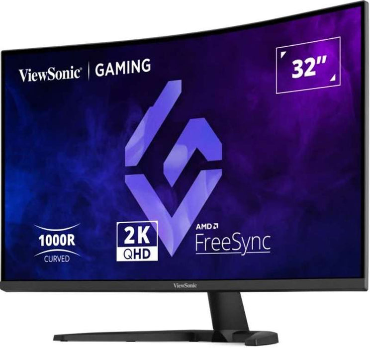 Viewsonic 32" QHD Curved Gaming Monitor with 180Hz Refresh Rate & FreeSync