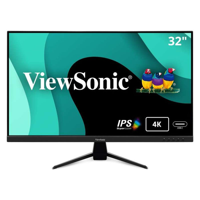 Viewsonic 32" 4K UHD IPS Monitor with 65W USB-C HDR10 & HDMI/DisplayPort