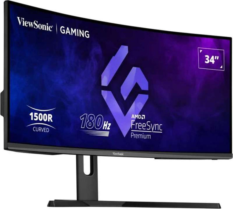 Viewsonic 34" UWQHD Curved Gaming Monitor with 180Hz Refresh Rate