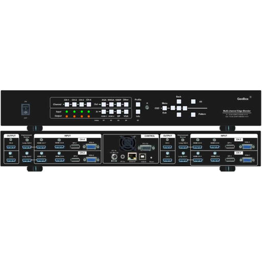 VigilLink 4k in/2k out Edge Blending Processor with Mapping - two channel