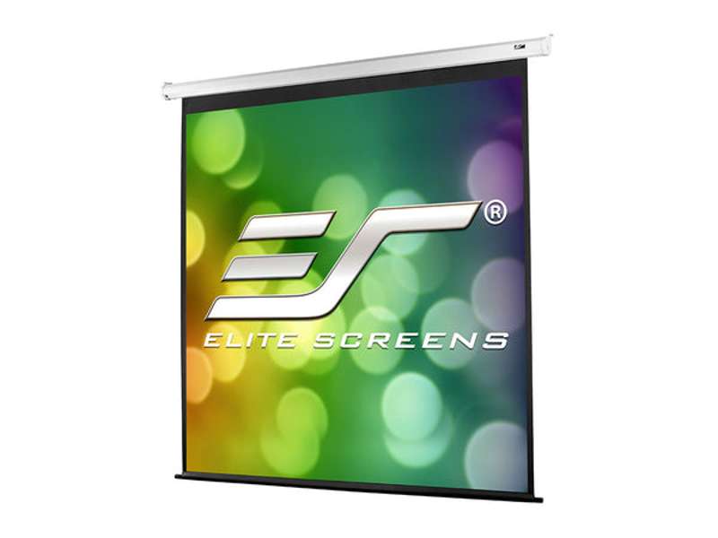 Elite VMAX2 Series 120 Inch Diagonal Electric Screen, White Casing