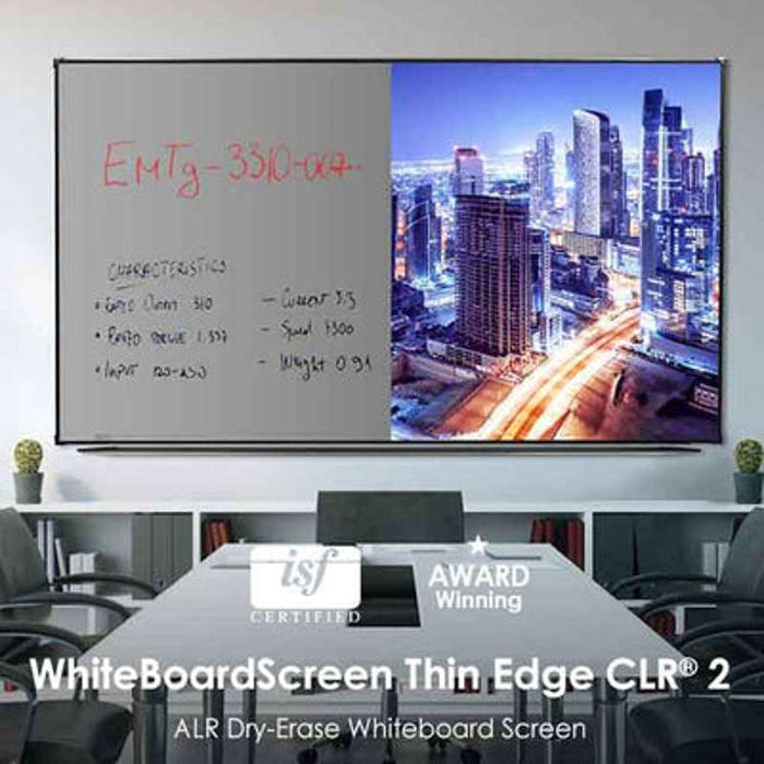 Elite Thin Edge CLR2 Series 107 Inch Diagonal Whiteboard Screen