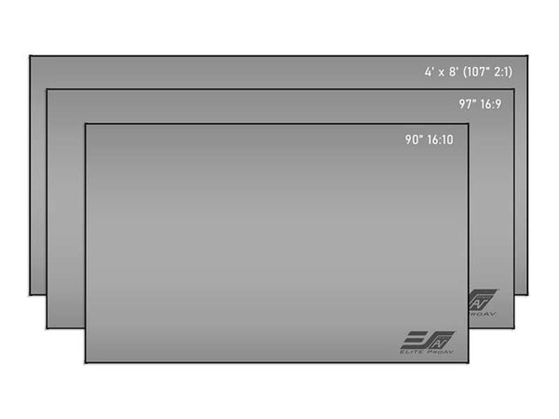 Elite Thin Edge CLR2 Series 107 Inch Diagonal Whiteboard Screen